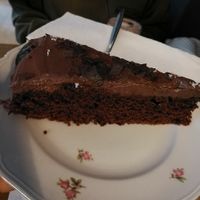 Chocolate cake at Die Gute Stube in Mainz