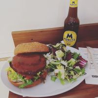 Vegetarian burger 😍 at Little Bacoa in Barcelona