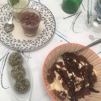 Fab deserts at Meson Mudejar in Archez