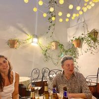 Family dinner time at Meson Mudejar in Archez