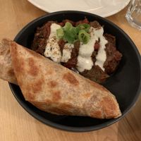 Aubergine bharta  at Lola Rosa - Places des Festivals in Montreal