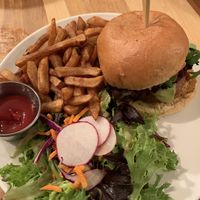 Cajun burger  at Lola Rosa - Places des Festivals in Montreal