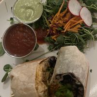 Super filling and fresh burrito   at Lola Rosa - Places des Festivals in Montreal