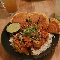 Their curry is so good! at Lola Rosa - Places des Festivals in Montreal