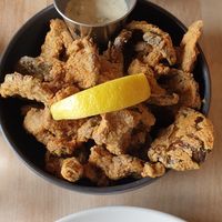Fried Calamari at Lola Rosa - Places des Festivals in Montreal