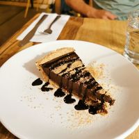 Chocolate caramel pie at Lola Rosa - Places des Festivals in Montreal