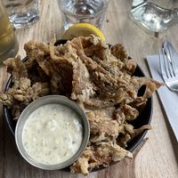 Fried oysters   at Lola Rosa - Places des Festivals in Montreal