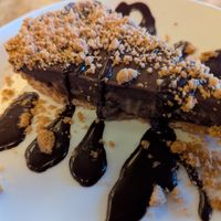 Chocolate caramel torte at Lola Rosa - Places des Festivals in Montreal
