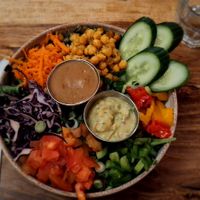 Salade rosa 🌹 at Lola Rosa - Places des Festivals in Montreal