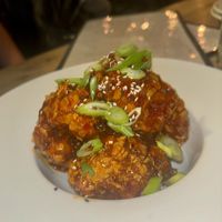 Crispy fried cauliflower (Korean inspired)   at Lola Rosa - Places des Festivals in Montreal