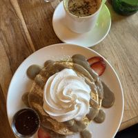 Pancakes & mocha     at Lola Rosa - Places des Festivals in Montreal