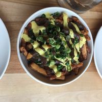 Vegan Poutine  at Lola Rosa - Places des Festivals in Montreal