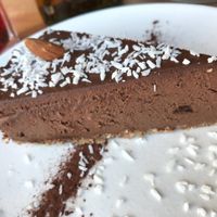 Raw-vegan date and almond cake at Lola Rosa - Places des Festivals in Montreal