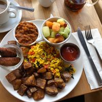 Tofu scramble  at Lola Rosa - Places des Festivals in Montreal