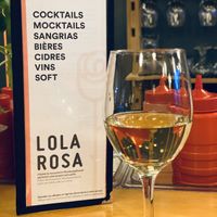 Drink menu  at Lola Rosa - Places des Festivals in Montreal