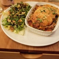 Lasagna at Lola Rosa - Places des Festivals in Montreal