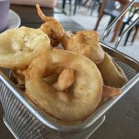 Onion rings  at The Three Bears in Moalboal