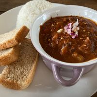 Vegan chili  at The Three Bears in Moalboal