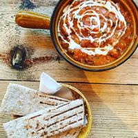 Bean stew at Communitea in South East London