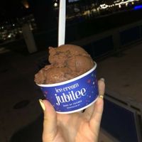 Chocolate peanut butter ice cream at Ice Cream Jubilee in Washington
