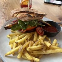 Veggie burger   at Lokal in Davos Platz