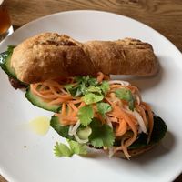 Taco sandwich at Lokal in Davos Platz