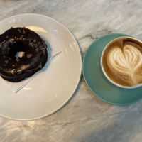  at 49th Parallel Coffee Roasters & Lucky's Doughnuts in Vancouver