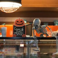  at 49th Parallel Coffee Roasters & Lucky's Doughnuts in Vancouver