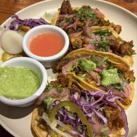 Vegan tacos   at Lúpulo Craft Beer House in Santa Cruz