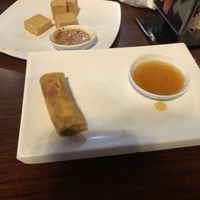 Fried tofu and fried vegetables roll at Pearl Cafe in Florissant