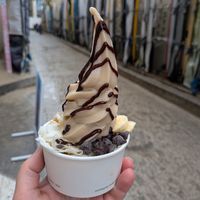 Chocolate sundae at Banan - Waikiki in Honolulu
