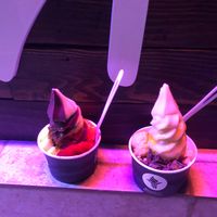 Açaí and Banana soft serve with toppings  at Banan - Waikiki in Honolulu