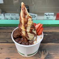 Banan Bowl with Dark Fantasy toppings  at Banan - Waikiki in Honolulu