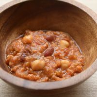 Chili beans soup at i-cafe in Takayama