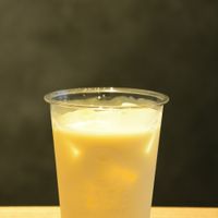 Soy milk  at i-cafe in Takayama