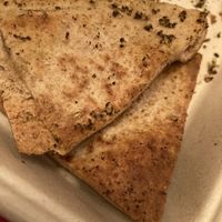 Pita chips  at Yalla Fresh in Fairfield