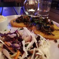 Potatoe pancakes at Ezitis Migla - Aldaru in Riga