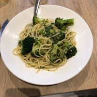 Spaghetti broccoli  at La Porchetta in Geelong