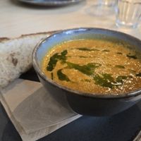 Butternut curry soup at Urbanity in Dublin