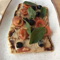Vegan flatbread at Urbanity in Dublin