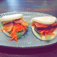 Vegan Mushroom & eggplant bao at Blue Ginger Viet Kitchen in Carnegie