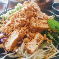 Tofu vermicelli salad at Blue Ginger Viet Kitchen in Carnegie