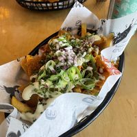 Vegan loaded fries   at Credible in Nijmegen