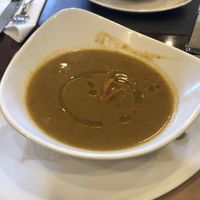 Crema de bolets  at Amaranta in Girona