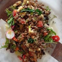 Amanida de llenties at Amaranta in Girona