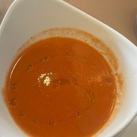 Gazpacho, with watermelon at Amaranta in Girona