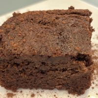 Chocolate sponge   at Amaranta in Girona