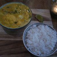 Vegan Curry at Velo Cafe in Interlaken