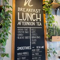 Menu, they have ones for the table as well at Velo Cafe in Interlaken