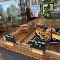 Banana bread and muffins  at Velo Cafe in Interlaken